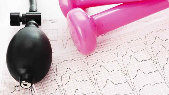 blood pressure pump and chart